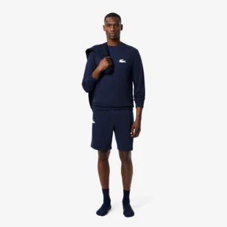 Fleece-loungehoodie voor heren