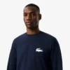 Fleece-loungehoodie voor heren