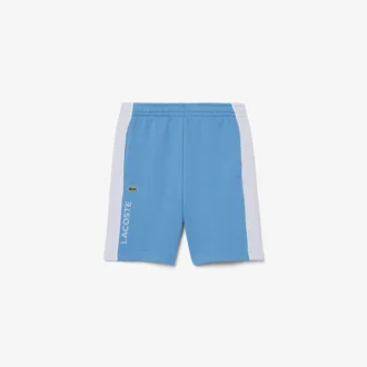 Fleece-short met kleurblokken