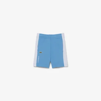 Fleece-short met kleurblokken