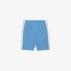 Fleece-short met kleurblokken