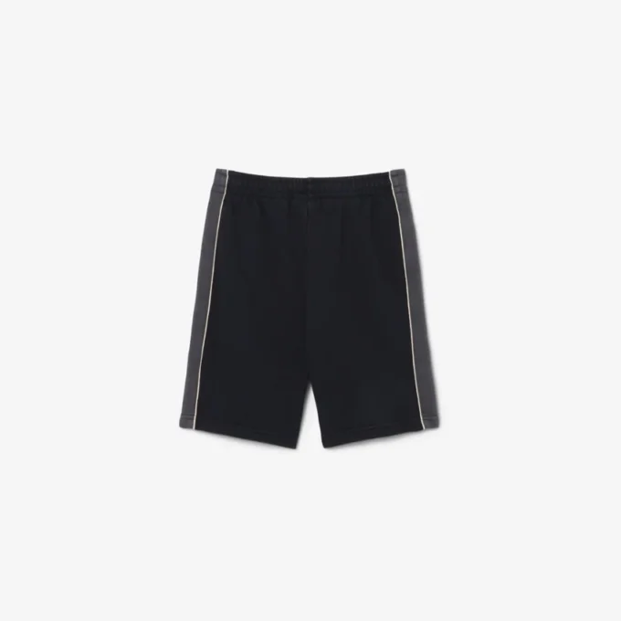 Fleece-short met kleurblokken