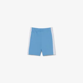 Fleece-short met kleurblokken