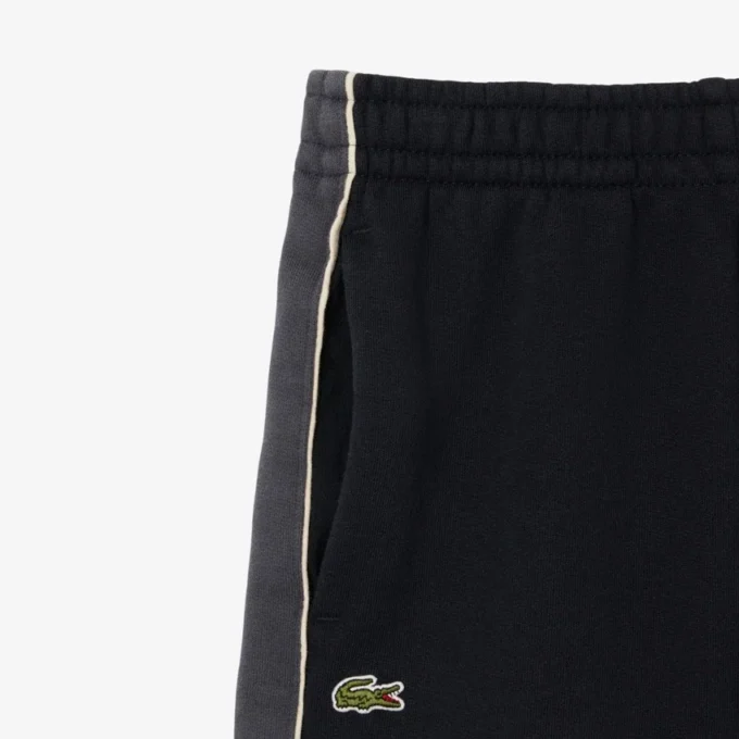 Fleece-short met kleurblokken