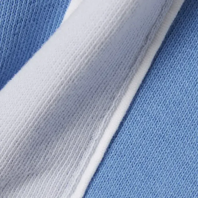 Fleece-short met kleurblokken