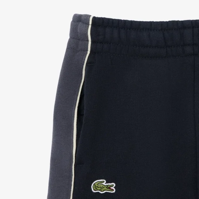 Fleece-short met kleurblokken