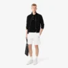Fleece-short met logo-streep en normale pasvorm