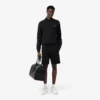 Fleece-short met logo-streep en normale pasvorm