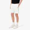 Fleece-short met logo-streep en normale pasvorm