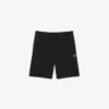 Fleece-short met logo-streep en normale pasvorm