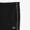 Fleece-short met logo-streep en normale pasvorm