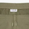 Fleece-short met logo-streep en normale pasvorm