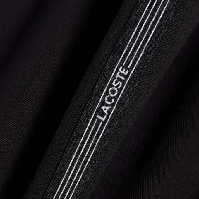 Fleece-short met logo-streep en normale pasvorm