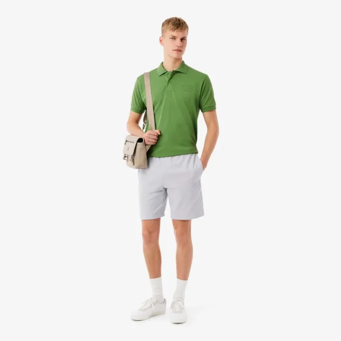 Fleece-short met normale pasvorm