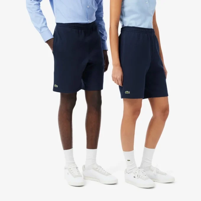 Fleece-short met normale pasvorm