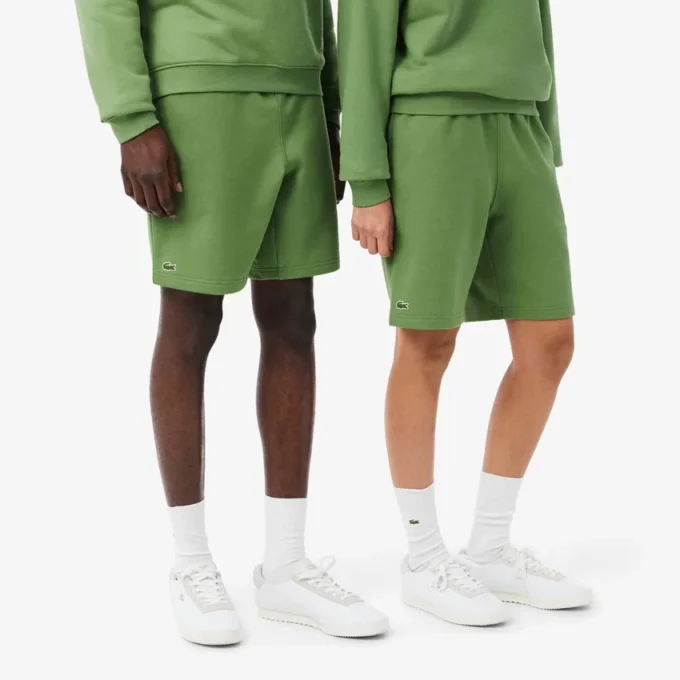 Fleece-short met normale pasvorm