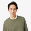 Fleece-sweatshirt met gestreepte band