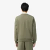 Fleece-sweatshirt met gestreepte band