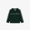 Fleece-sweatshirt met logo-strepen voor jongens