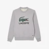 Fleece-sweatshirt met ronde hals voor heren