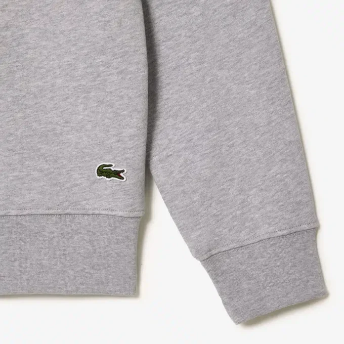 Fleece-sweatshirt met ronde hals voor heren