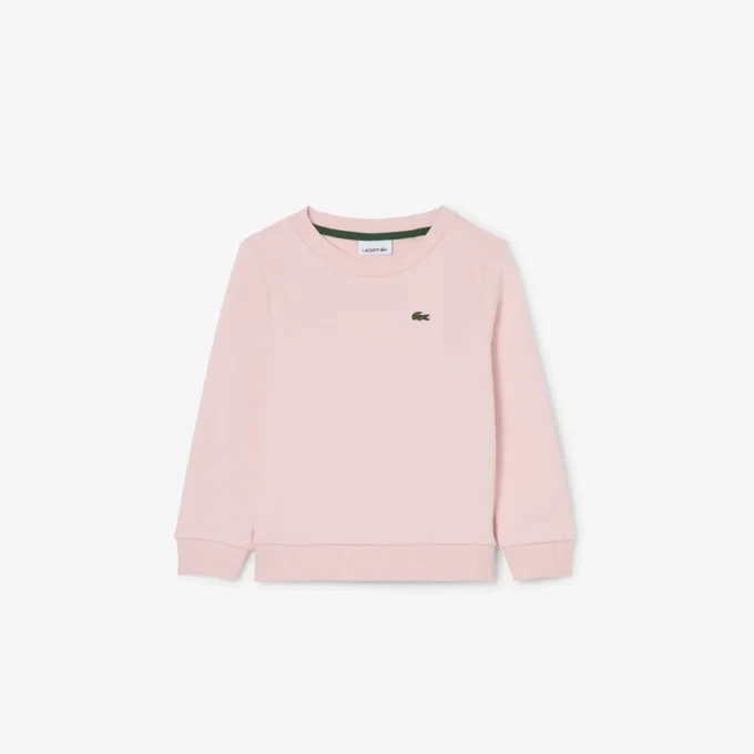 Fleece-sweatshirt met ronde hals voor kinderen