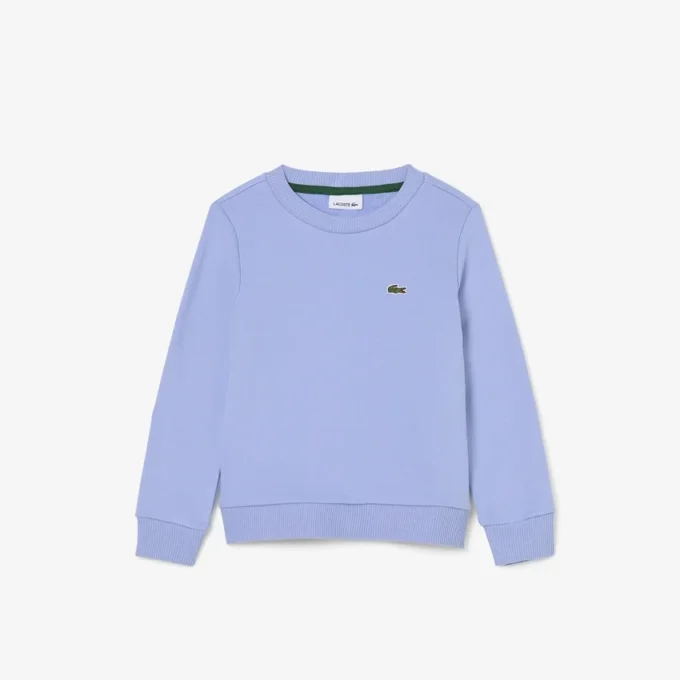 Fleece-sweatshirt met ronde hals voor kinderen