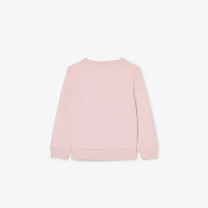 Fleece-sweatshirt met ronde hals voor kinderen