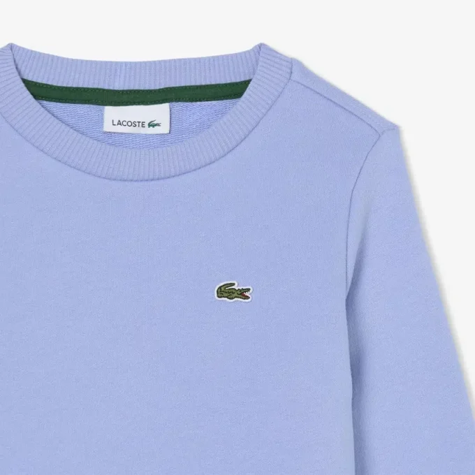 Fleece-sweatshirt met ronde hals voor kinderen