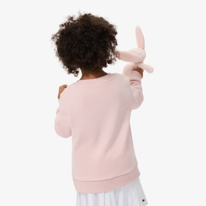 Fleece-sweatshirt met ronde hals voor kinderen