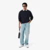 Geborduertes fleece-Sweatshirt