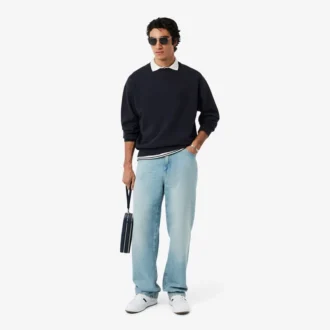 Geborduertes fleece-Sweatshirt