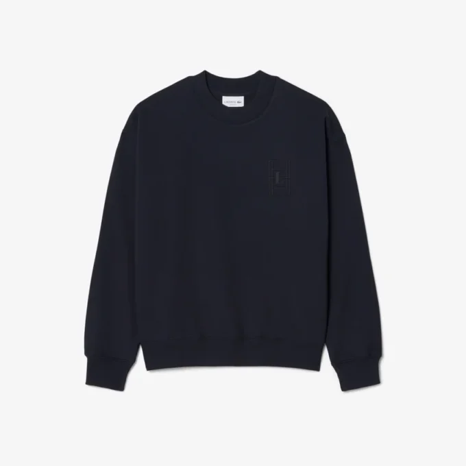 Geborduertes fleece-Sweatshirt