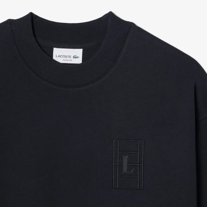 Geborduertes fleece-Sweatshirt