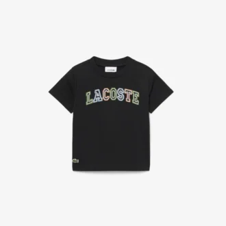 Geborduurd katoen T-shirt
