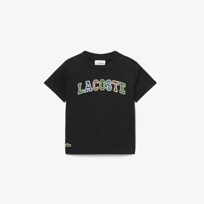 Geborduurd katoen T-shirt