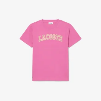 Geborduurd katoen T-shirt