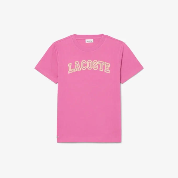 Geborduurd katoen T-shirt