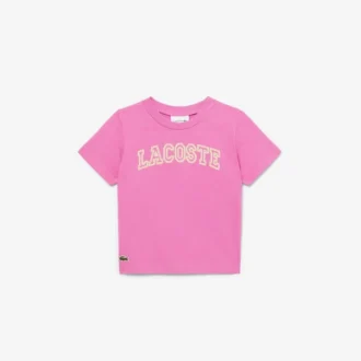 Geborduurd katoen T-shirt