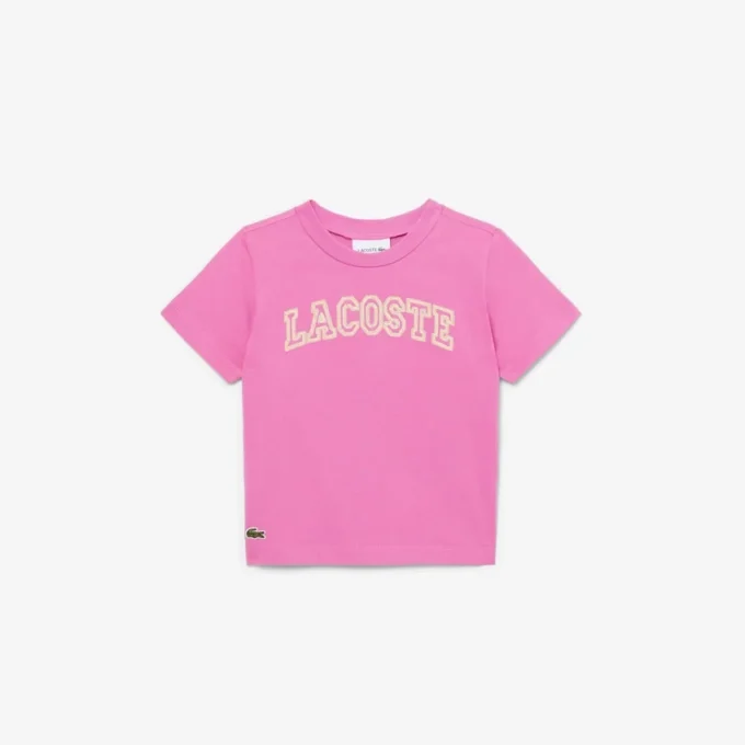 Geborduurd katoen T-shirt