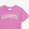 Geborduurd katoen T-shirt