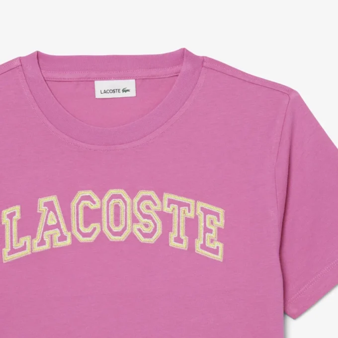 Geborduurd katoen T-shirt