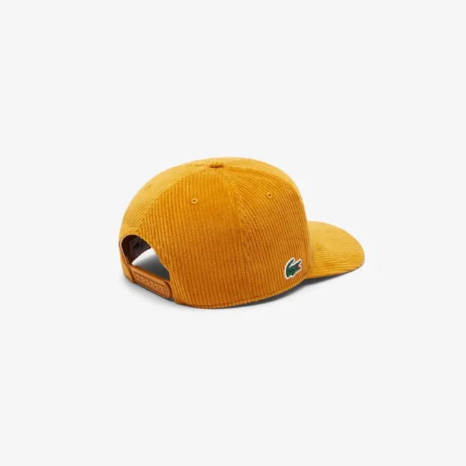 Geborduurde corduroy golfpet voor heren