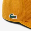 Geborduurde corduroy golfpet voor heren