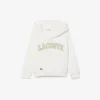 Geborduurde fleece hoodie