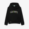 Geborduurde fleece hoodie