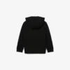 Geborduurde fleece hoodie