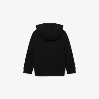 Geborduurde fleece hoodie