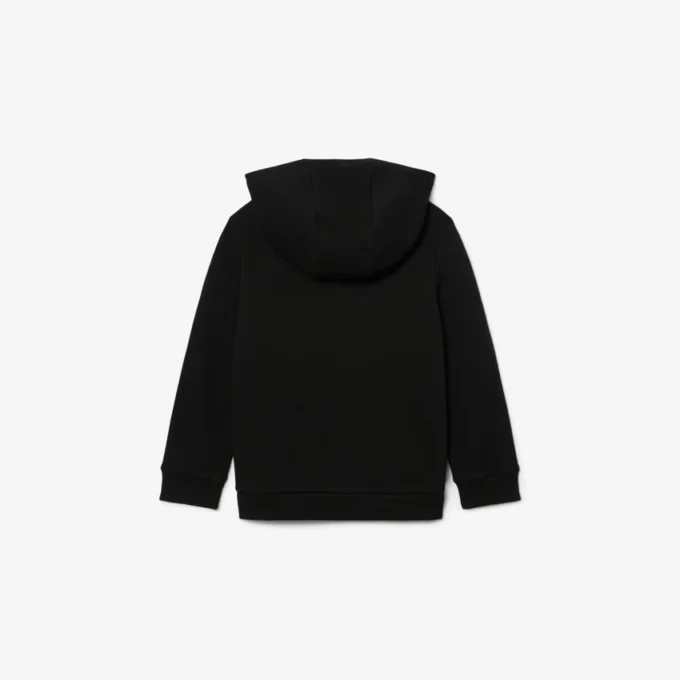 Geborduurde fleece hoodie