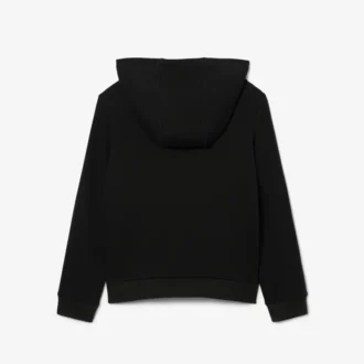 Geborduurde fleece hoodie